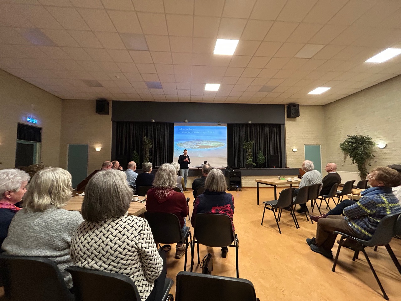 Lezing van Jelke Take van De Steekproef voor De Ouwe Polle op Ameland